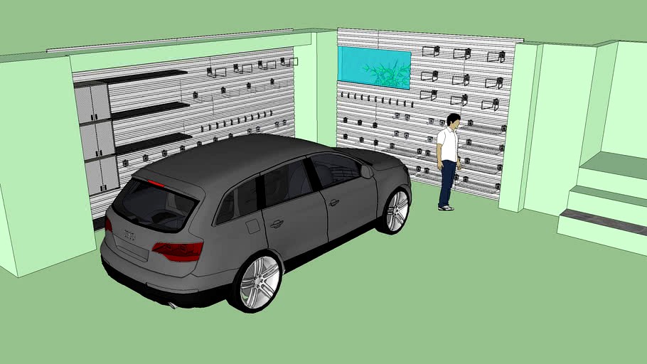 车库设计3d Model