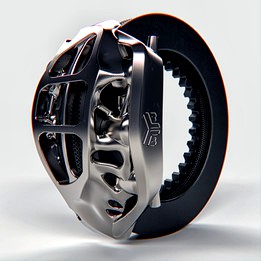 Generative Design F1 Brake caliper