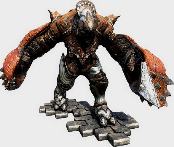 Fantasy Guardian 3D Model