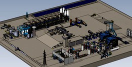 5mW bio mass processing plant and bio oil production facility