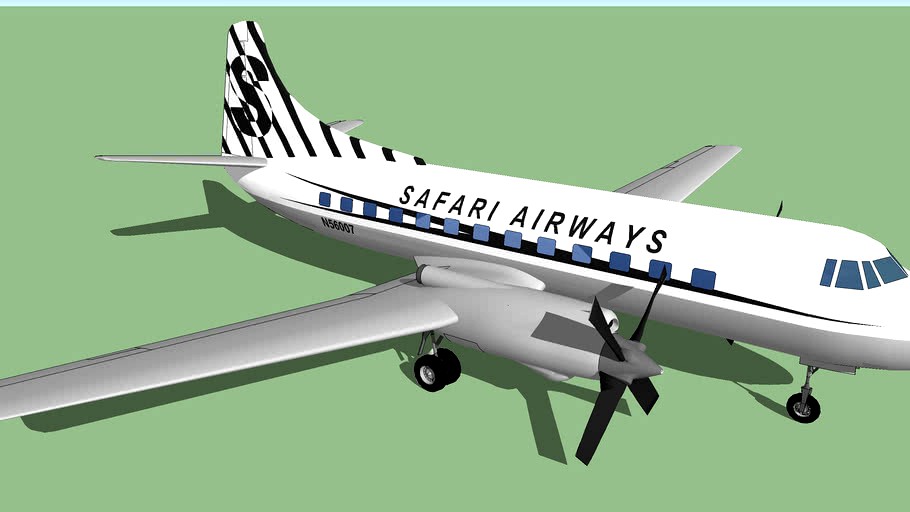 Safari Airways (1974 FICTIONAL]) - Northwest Martin 6-0-6 (NW-60A-1)