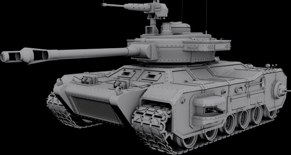 Battle tank 3D Model