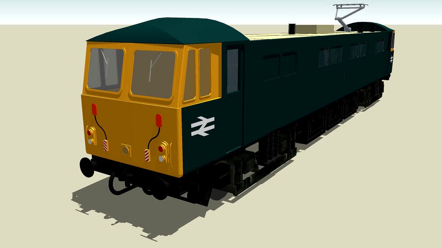 British Rail Class 87 Blue