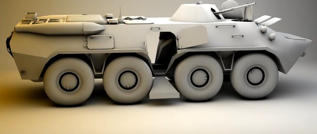 BTR 80 3D Model