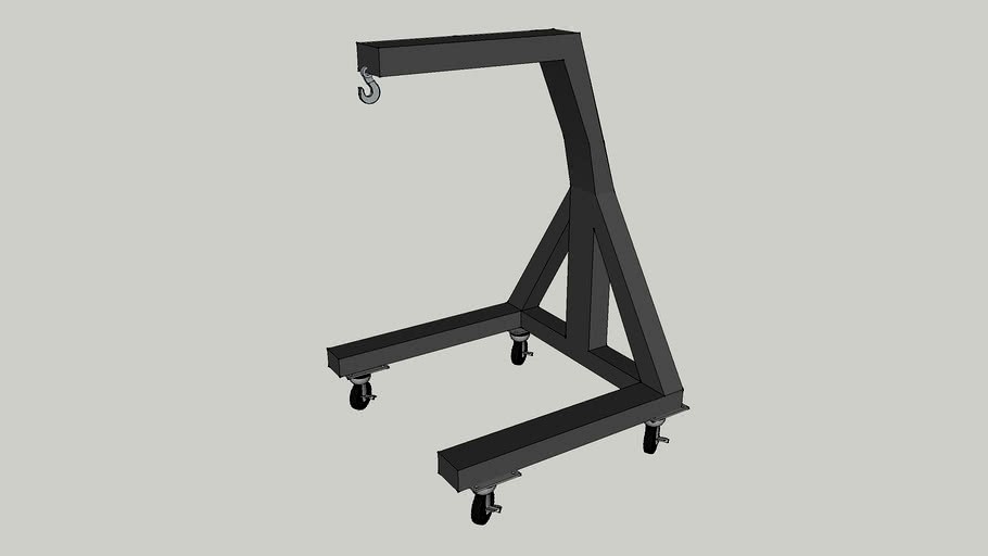 engine crane 3d model