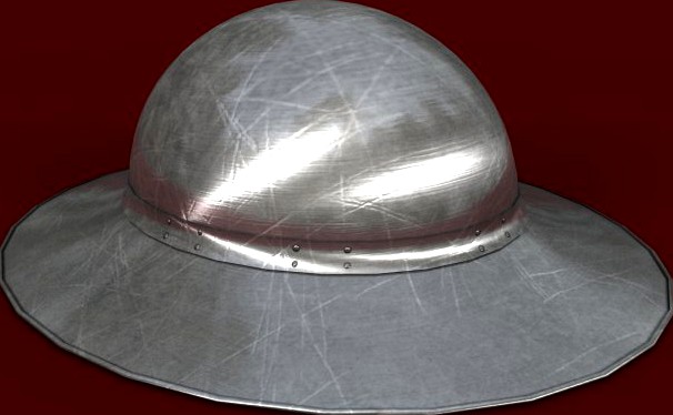 Kettle Helmet 3D Model