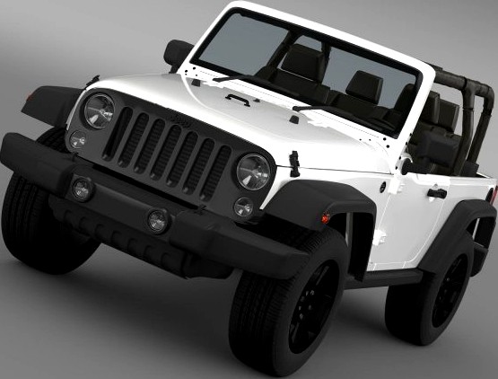 Jeep Wrangler Willys 2014 3D Model