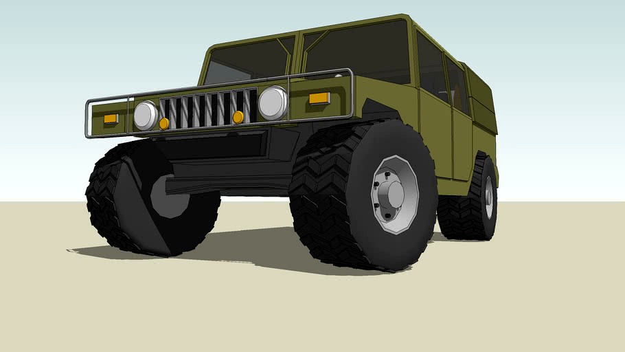 Hummer Model-Texture Update!