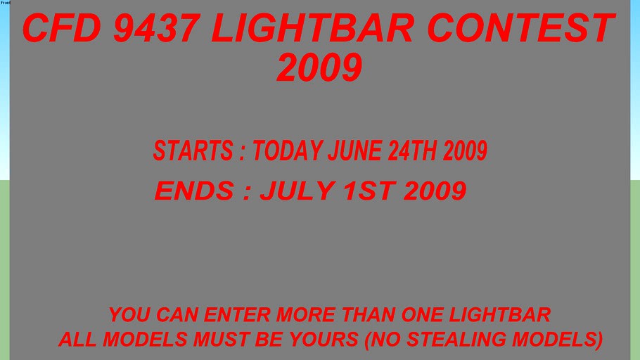 CFD 9437 LIGHTBAR CONTEST 2009