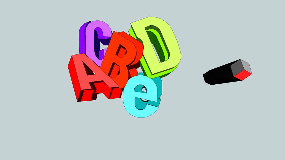 ABCDE(3D view)