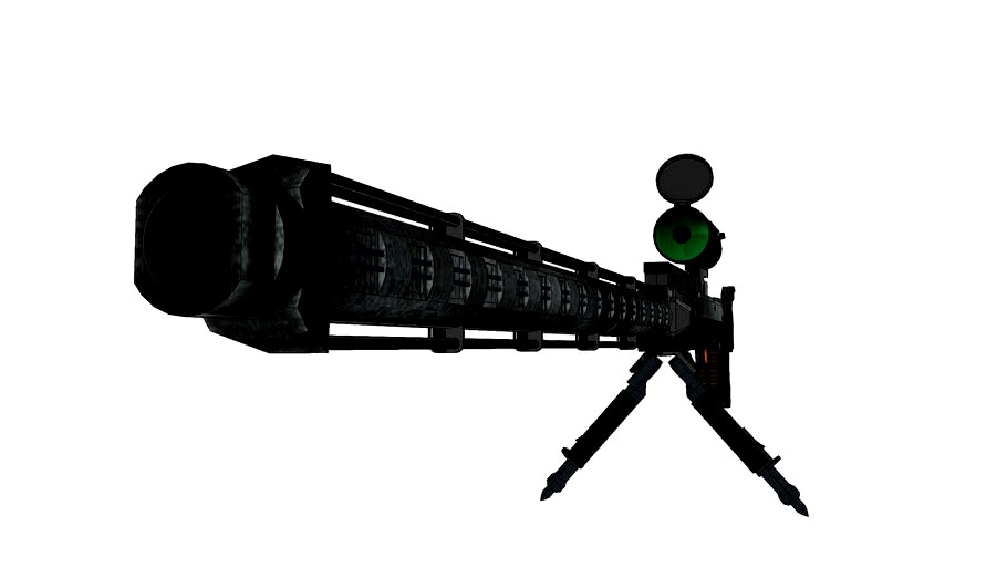 Anti-tank Gauss Rifle Fully Textured