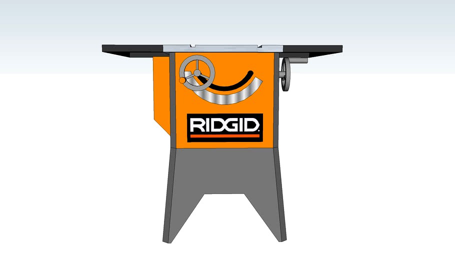 RIDGID R4512 Table Saw 3d model
