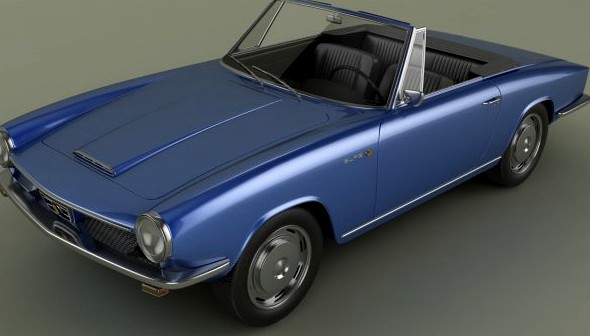 Glas 1300 GT Convertible 3D Model