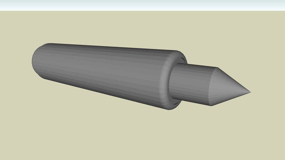 Standard Spring Loaded Live Centers 3d model