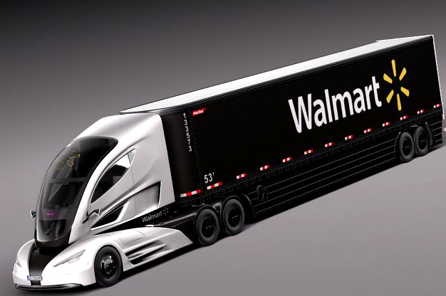 Walmart Truck 2015 3D Model