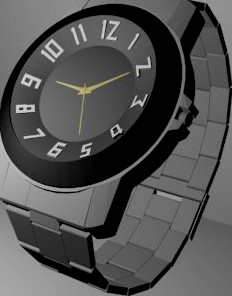 Wrist Watch by 3akoH 3D Model