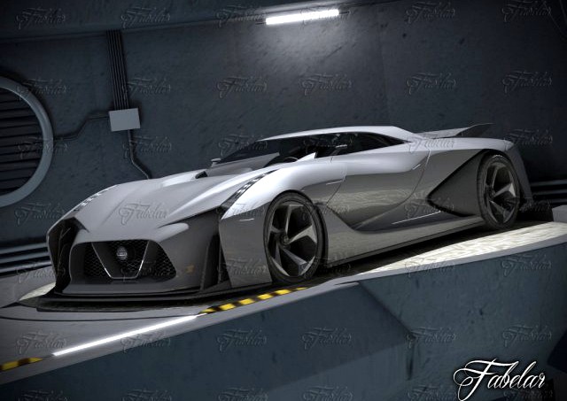 Nissan 2020  garage 3D Model