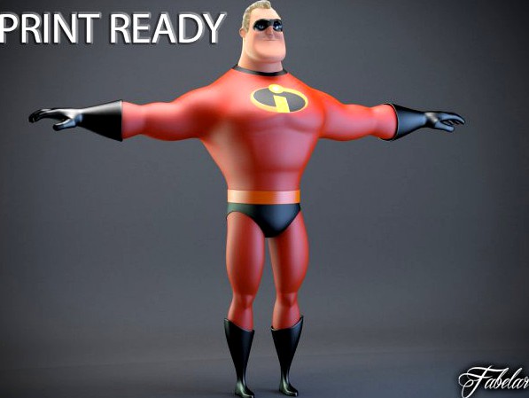 Mr Incredible Printable 3D Model