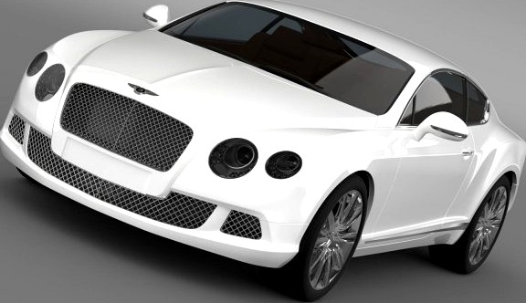 Bentley Continental GT 2011 3D Model