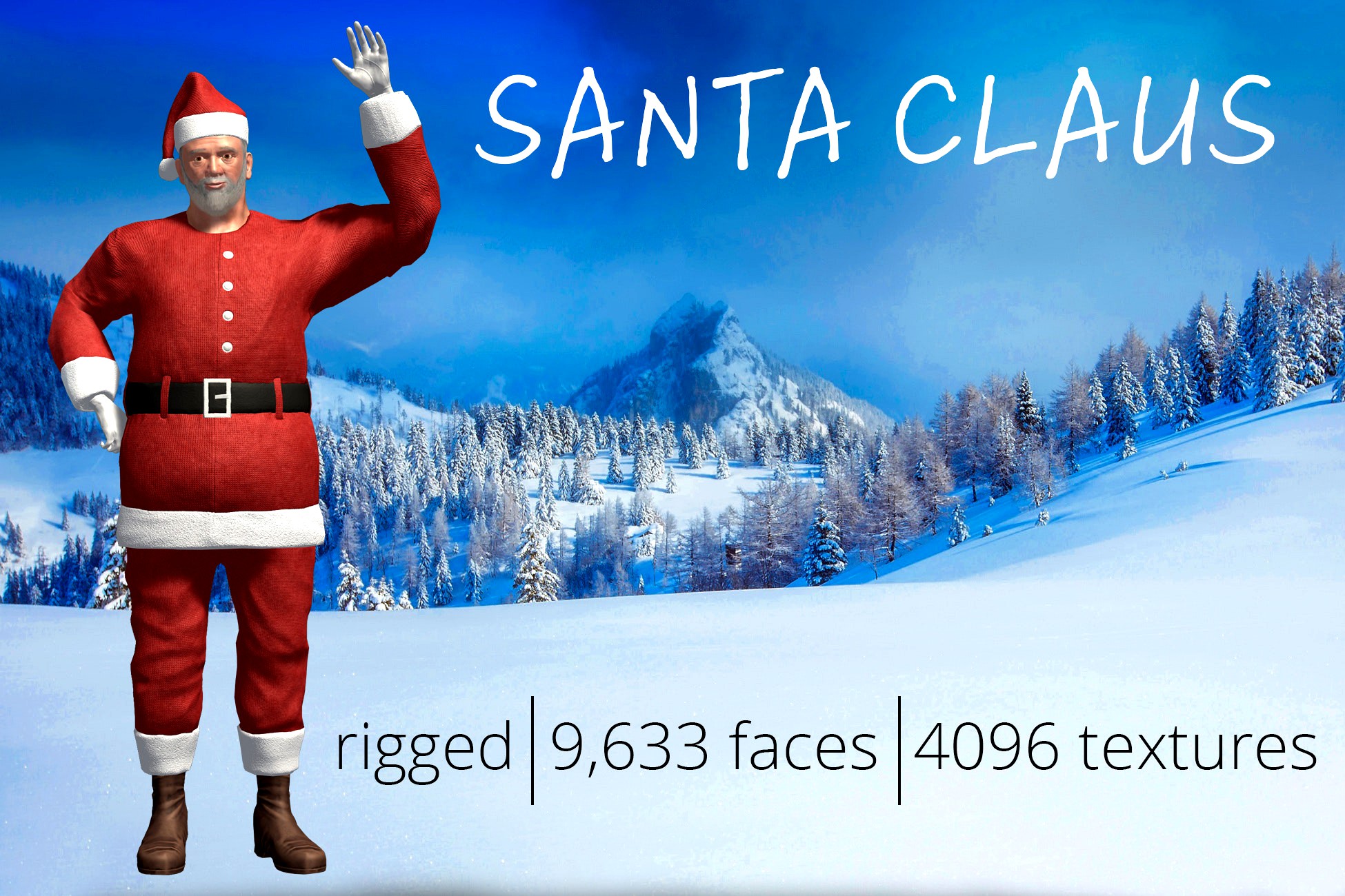 Santa Claus Rigged