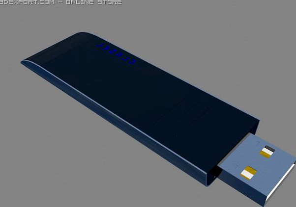 USB Sandisk cruzer 3D Model