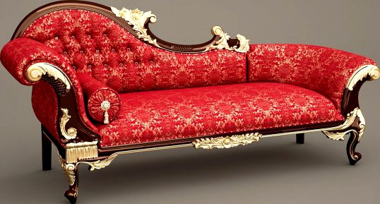 FB Wedding Chaise LongueA Queen Annes Revenge 3D Model