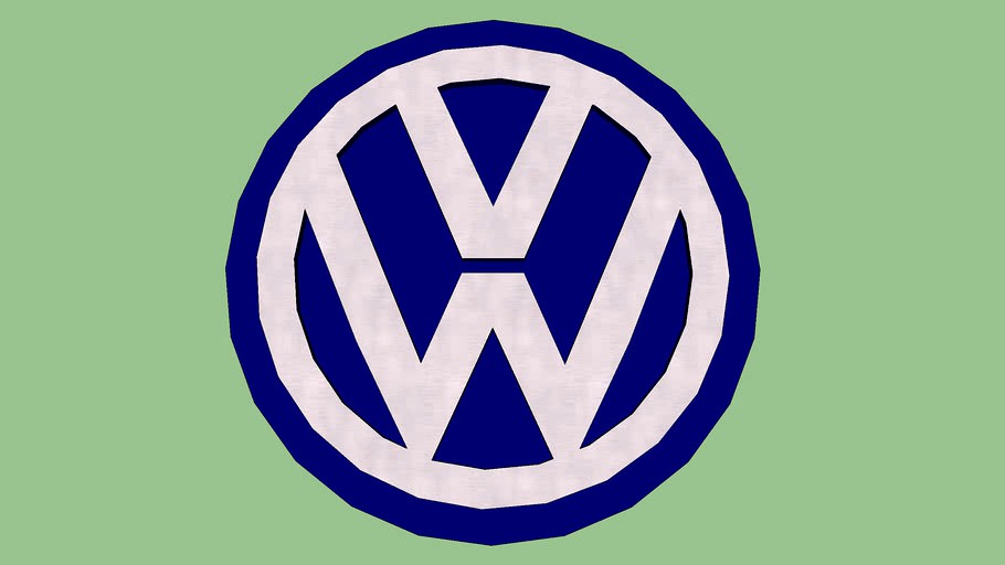 3D Volkswagen Logo