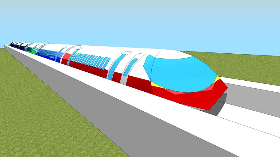 Maglev Train (Colored)