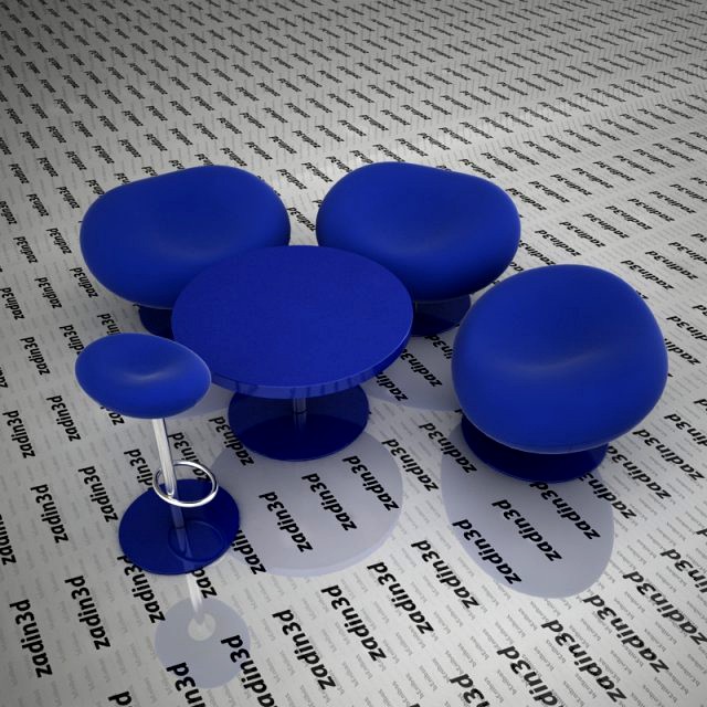 Sofa 01 3D Model