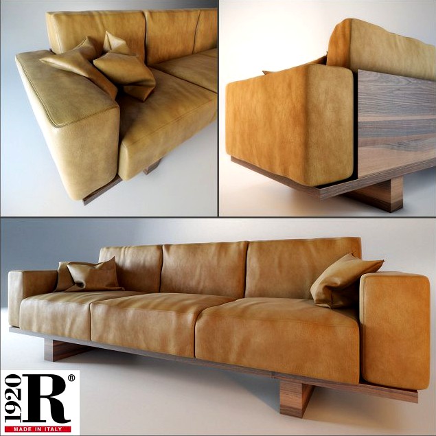 Riva 1920  Utah Sofa 3D Model