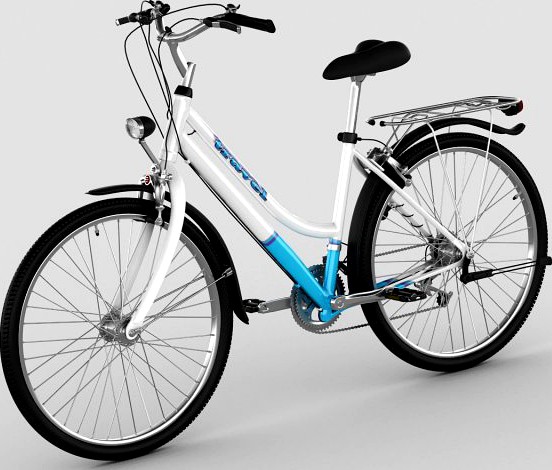 Generic womans bicycle 3D Model