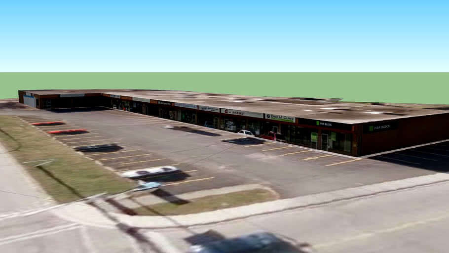 Strip Mall, Tillsonburg, ON, Canada