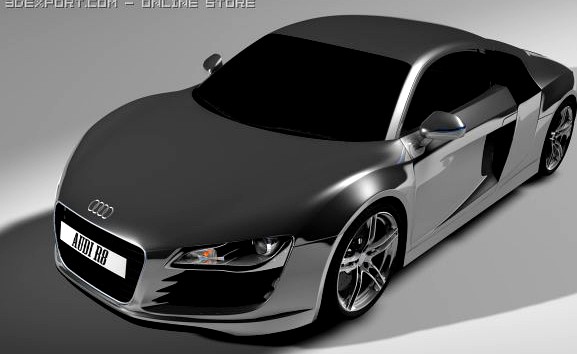 Audi R8 3D Model