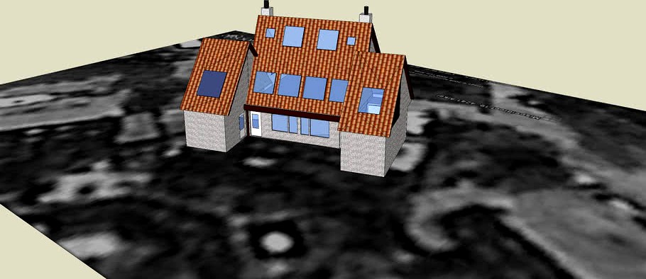 Twee-onder-een-kap woning met dakkapel