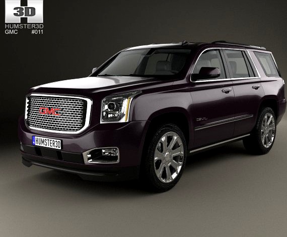 GMC Yukon Denali 2014 3D Model