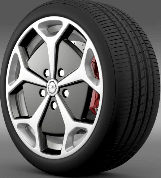 Opel Ampera wheel 3D Model