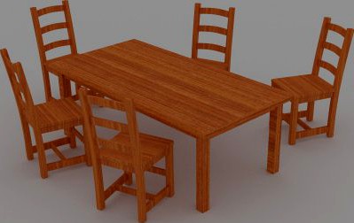 Table pack 3D Model