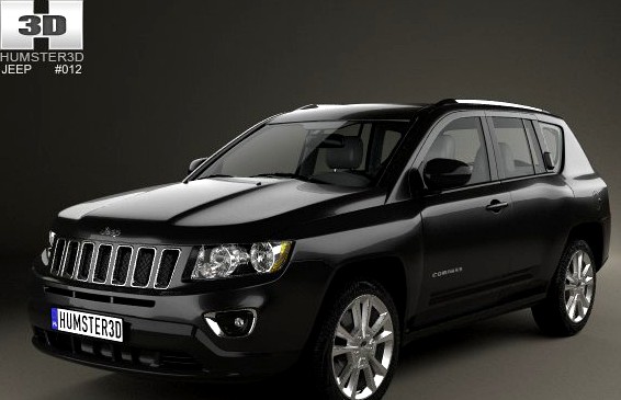 Jeep Compass 2013 3D Model