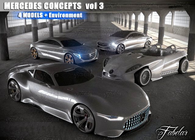 Mercedes Concepts vol 3 3D Model