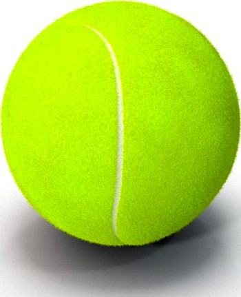 Tenis Ball FurFurry 3D Model