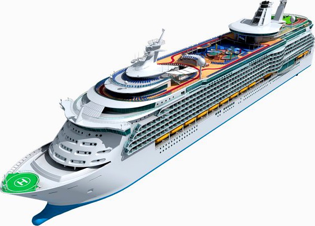 Mariner of the Seas Cruise 3D Model