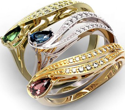 Gold ring 28 3D Model