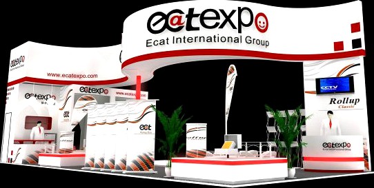 Exhibition booth area 15X6 3DMAX2009 3D Model