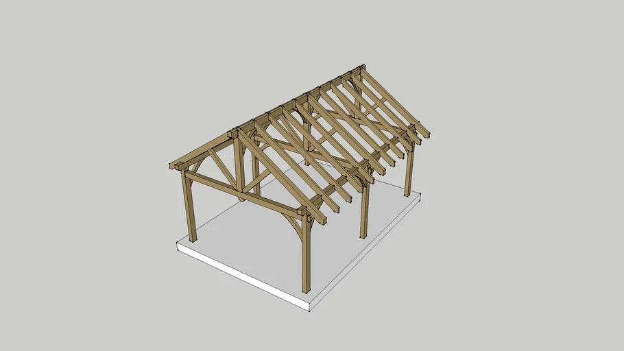 15x22 Timber Frame Pavilion