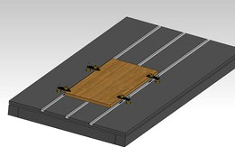 CNC Router base Fixture 24x48