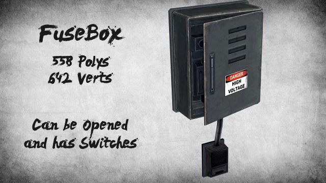 Electric Fusebox 3D Model