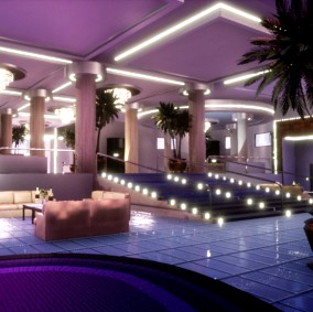 Hotel Lobby and Bar - Modular Interior