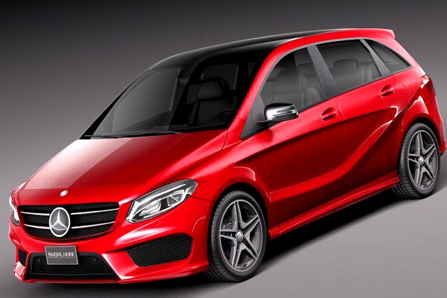 Mercedes B Class AMG 2015 3D Model
