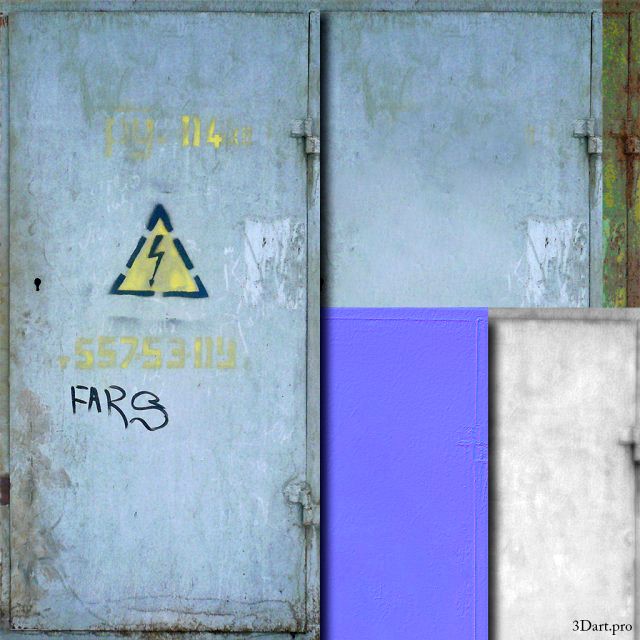 Metal door 3D Model