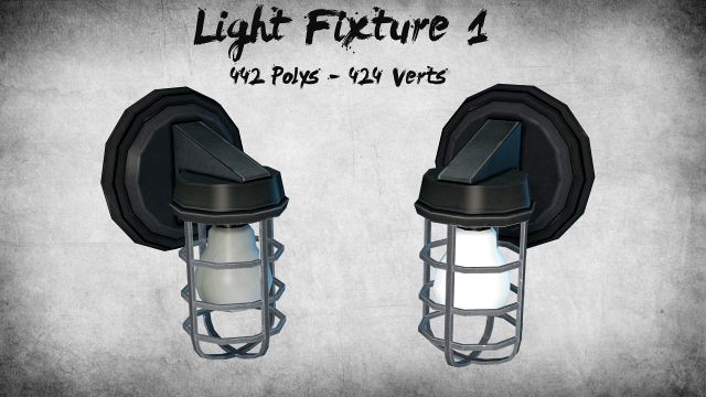 Light Fixture 01 3D Model